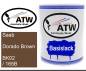 Preview: Saab, Dorado Brown, BK02 / 165B: 1L Lackdose, von ATW Autoteile West.
